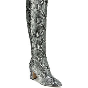 Sam Edelman Snake Print Boots - NEW AND NEVER WORN